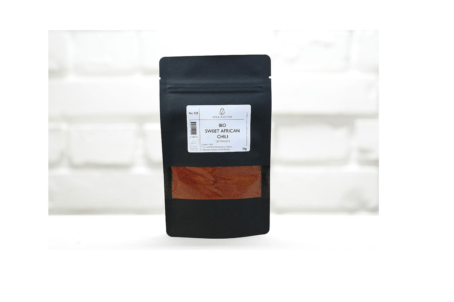 Bio Sweet African Chili, schwarzer Nachfüllpack