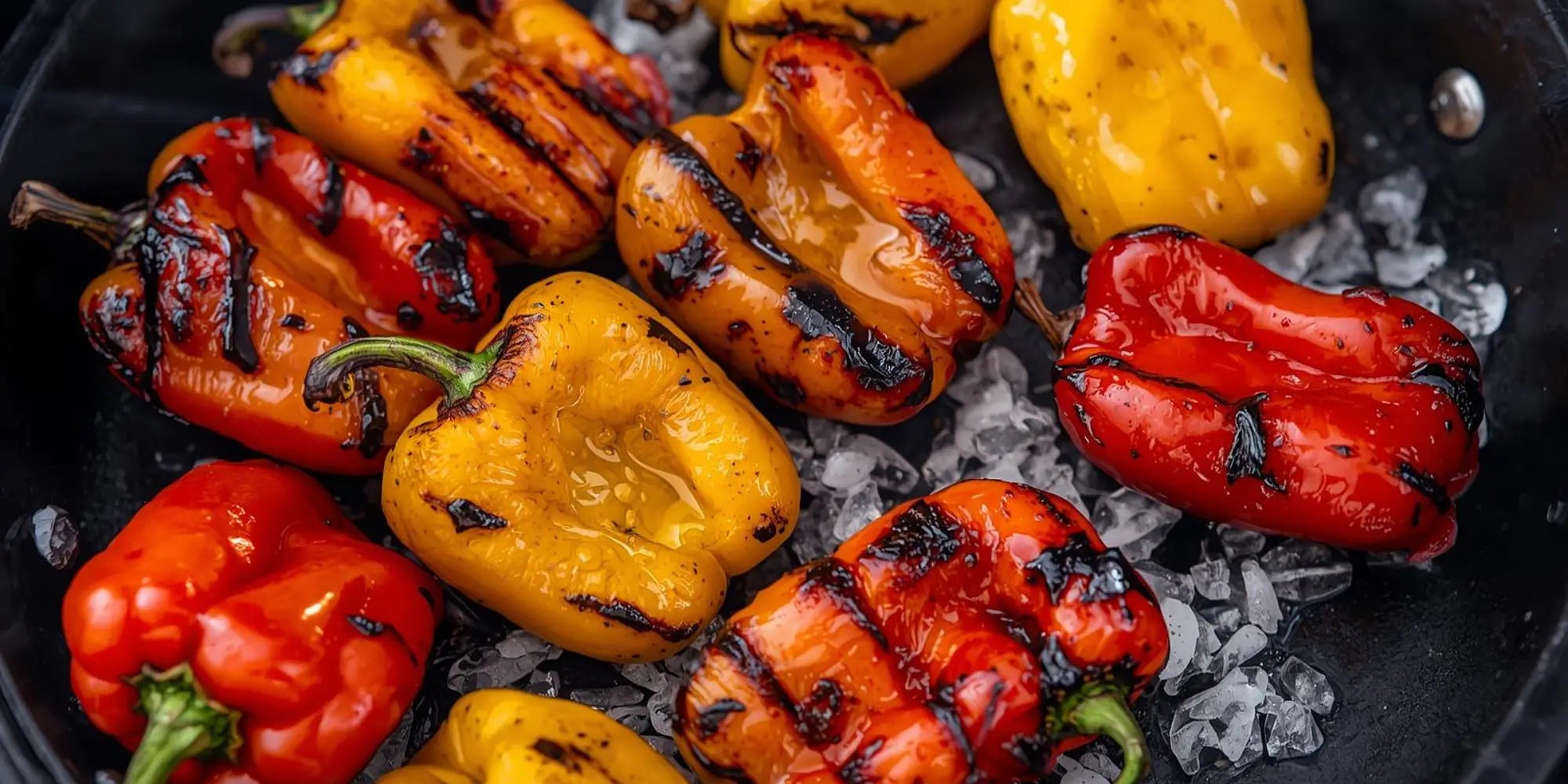 Gegrillte Mini-Paprika