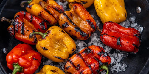 Gegrillte Mini-Paprika