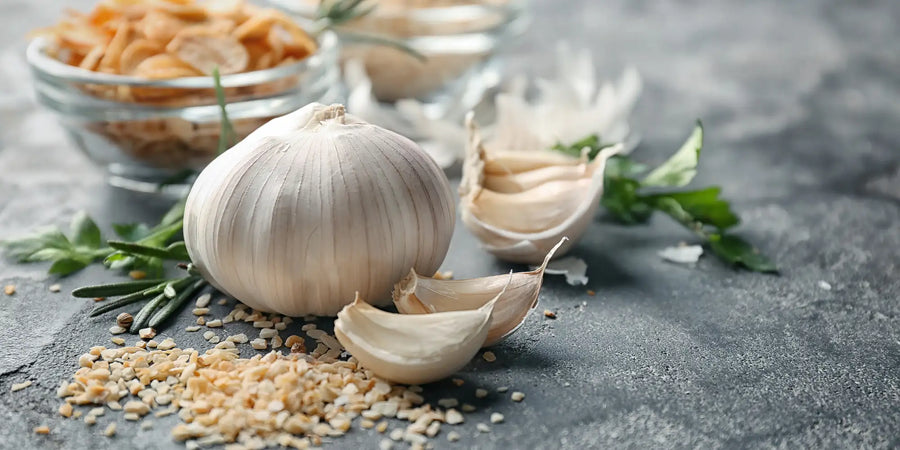 Knoblauch Granulat – vielseitiges Gewuerz fuer Fleisch, Saucen, Marinaden und herzhafte Gerichte