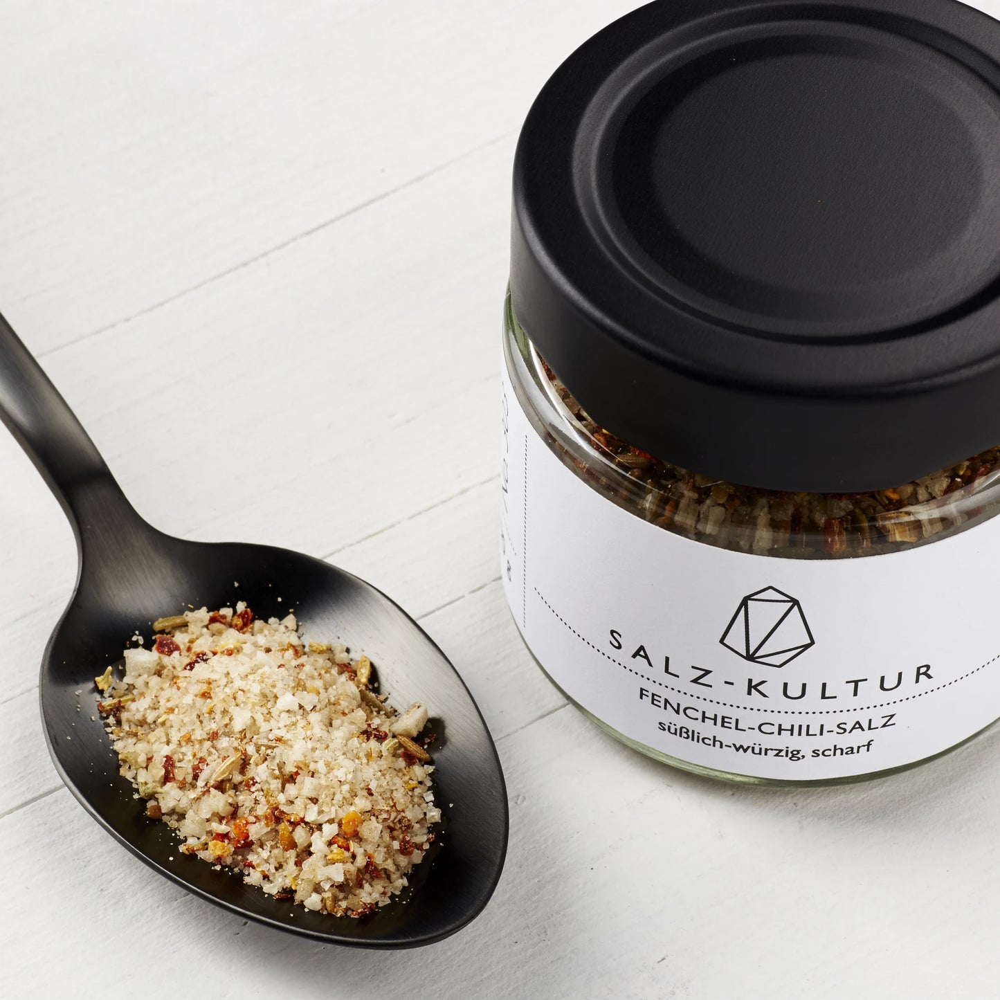 Bio Fenchel Chili Salz, Löffel
