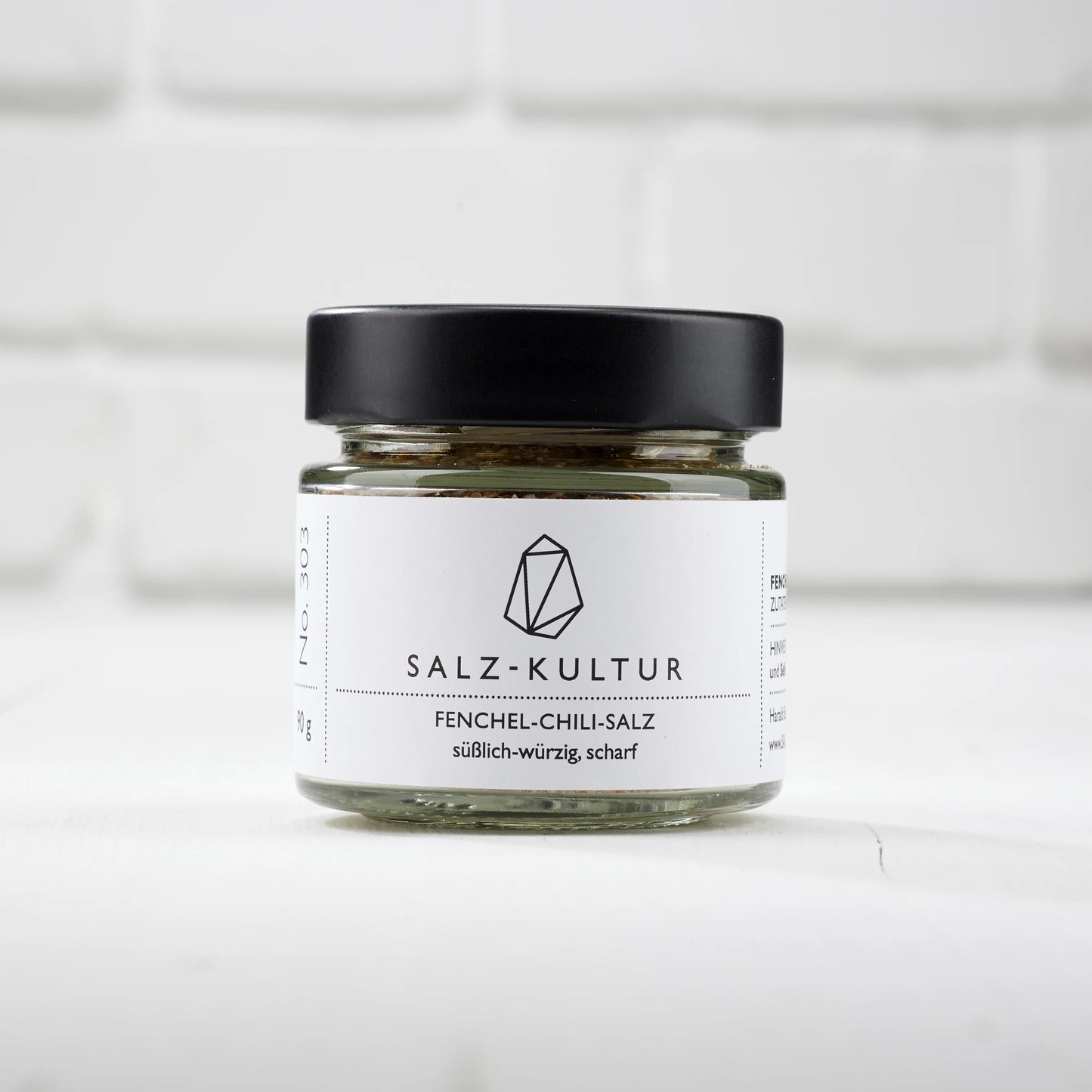 Bio Fenchel Chili Salz, Glas