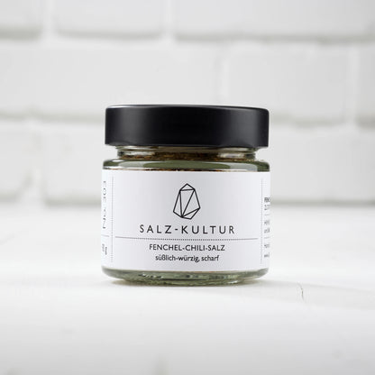 Bio Fenchel Chili Salz, Glas
