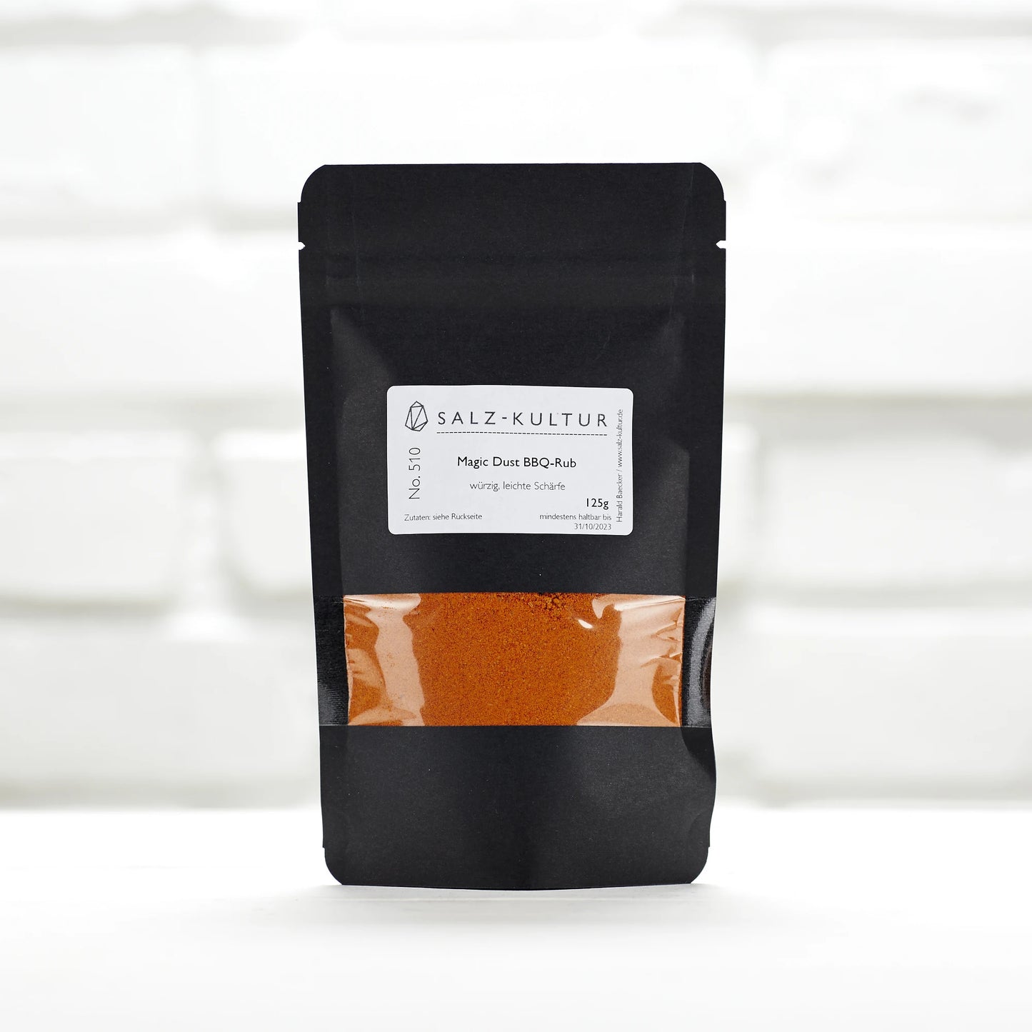 Bio Magic Dust BBQ Rub, schwarzer Nachfüllpack