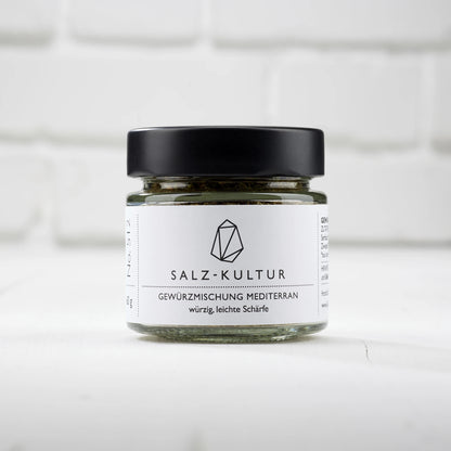 Bio mediterrane Gewürzmischung, Glas