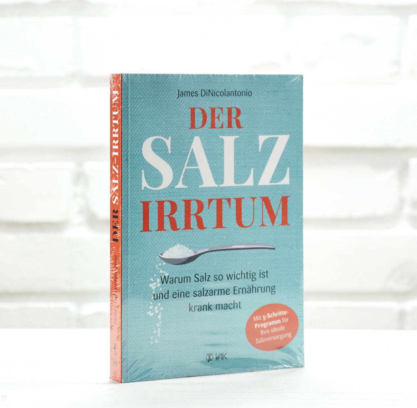 Buch "Der Salz Irrtum" von James DiNicolantonio, seitlich