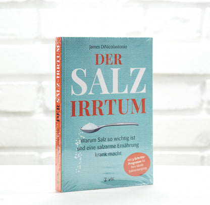Buch "Der Salz Irrtum" von James DiNicolantonio, seitlich