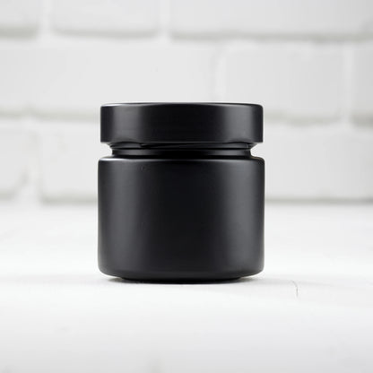 Gewürzglas schwarz 125ml, Front