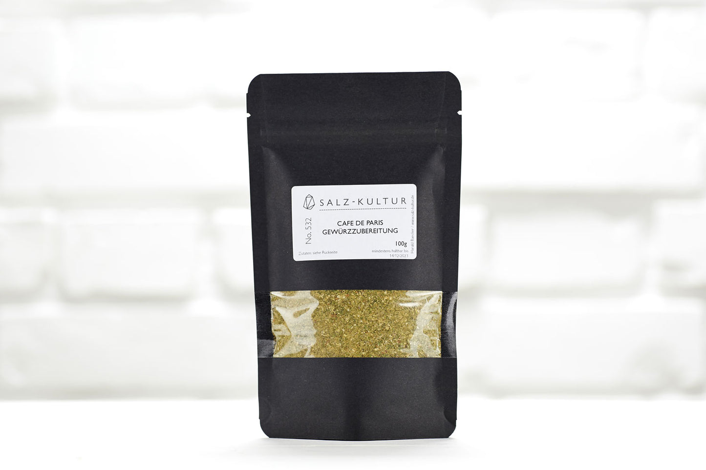 Gewürzmischung Cafe de Paris, schwarzer Nachfüllpack