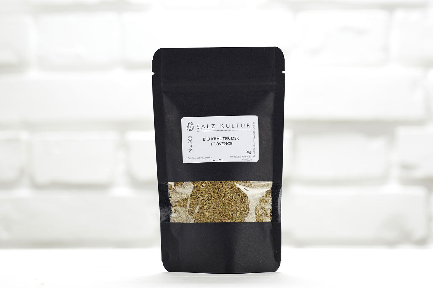 Bio Kräuter der Provence, schwarzer Nachfüllpack