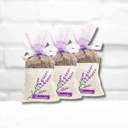 Lavendelsäckchen 3er Set, mit Lavendel