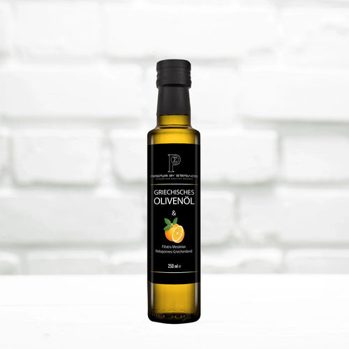 Natives Olivenöl Extra mit Orange aus griechischen Koroneiki-Oliven