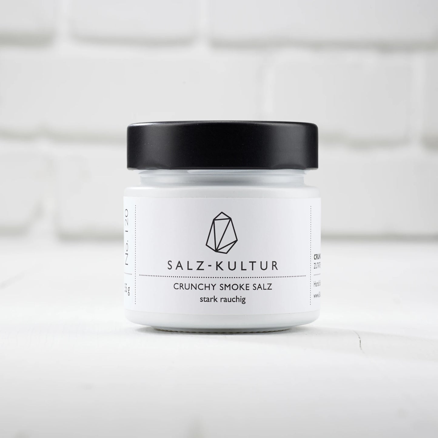 Crunchy Smoke Salz, Glas